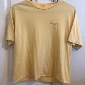 cropped brandy melville tee